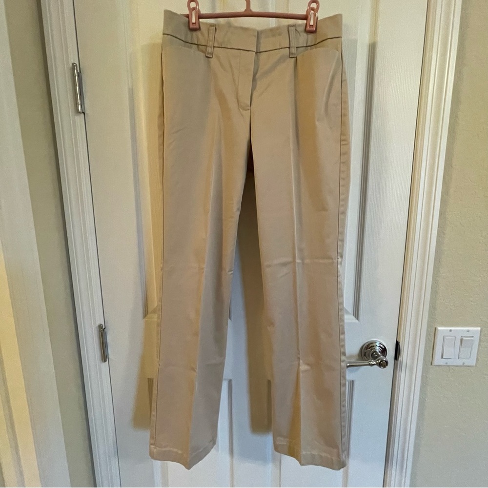 Charter Club Women's Slim It Up Trousers Size 6 Tan/khaki